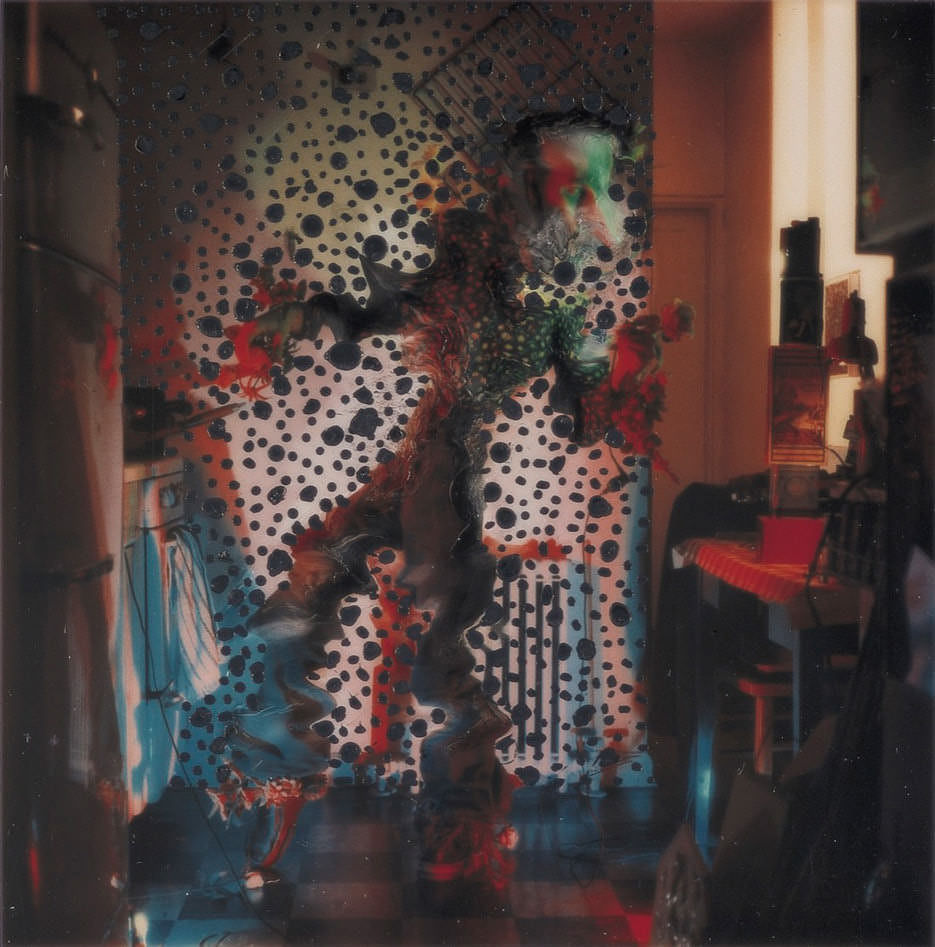 Цветные абстрактные спецэффекты на плёнке Polaroid