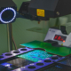 Производственная макро съемка процесса распайки электронных компонентов и микросхем на печатной плате в лабораторных условиях